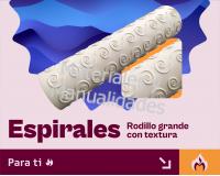 Rodillo siliconado caracol espiral para marcar fondant pastillaj